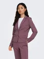 Produktbild: ONLY Jerseyblazer ONLPOPTRASH – 2-Knopf Blazer mit taillierter Silhouette regular fit, Milano Rib, Materialmix, Reverskragen, unifarben