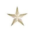 Produktbild: Papier Stern Weihnachten Leucht Advent Gold Dekoration Fenster Zimmer