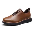 Produktbild: Bruno Marc Herren Anzugschuhe lässige Schnürschuhe Business Sport Schuhe Moderne Klassische dresssporty,Size 44.5,Braun,SBOX2318M