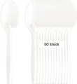Produktbild: Linario Löffel biologisch abbaubar, kein Plastik 17cm 50 Stück je Packung