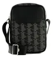 Produktbild: LACOSTE The Blend vertical Camera Bag Umhängetasche Monogram Noir Gris schwarz
