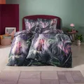 Produktbild: Estella Mako-Satin Bettwäsche Kendra aubergine 135x200 cm + 80x80 cm