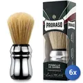 Produktbild: 6x Proraso Bartpinsel Set Aus Metall 8004395000395