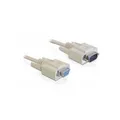 Produktbild: Delock - Serielles Verlängerungskabel - DB-9 (M) zu DB-9 (W) - 2,0m - geformt, Daumenschrauben - beige (84064)