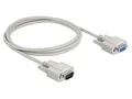 Produktbild: 84064 Kabel D-Sub 9pin Buchse,D-Sub 9pin Stecker 2m beige DELOCK