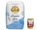 Produktbild: Caputo Doppio Zero Type 00 Weizenmehl 12 x 1 kg für Pizza Brot Pasta Gebäck Profi Qualität aus Italien Vorratspack + Italian Gourmet polpa