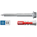 Produktbild: 50x Fischer Duopower 10x 50 Nylon-Dübel mit Schraube.