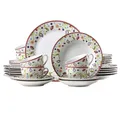 Produktbild: Ritzenhoff & Breker Kombiservice Ritzenhoff & Breker Kombiservice Doppio Shanti, 30-teilig, Porzellange, 6 Personen, Porzellan