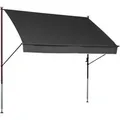 Produktbild: ANGERER Klemmmarkise (Dunkelgrau, 400 cm breit)