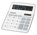Produktbild: GENIE Taschenrechner 840 S, Tischrechner, Solar, Batterie, 10-stellig, Bürorechner, weiß/grau