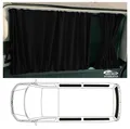 Produktbild: Maß Gardinen Vorhänge für Sonnenschutz Mercedes Vito W638 1996-2003 Schwarz701