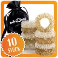 Produktbild: 10er Set Fingermassage Ringe Deluxe Massageringe Massage Akupressur Akupunktur