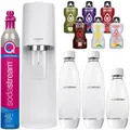 Produktbild: NEU Sodastream Wassersprudler Terra Weiß Set mit Flaschen und Getränkepulver