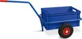 Produktbild: Handwagen mit Kunststoffkasten, H 280 mm, blau, LxBxH 1250x640x660 mm,Trg 200 kg