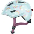 Produktbild: Abus Smiley 3.0 LED Kinderhelm Blue Rainbow S 45-50cm Rücklicht