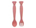 Produktbild: Disney Minnie Mouse Kinderbesteck Set 2-teilig – Löffel & Gabel mit Motivgriffen (2-tlg)