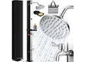 Produktbild: KESSER® Solardusche 35 Liter Solar Gartendusche + Metall-Duschablage warmes Wasser max. 60°C ohne Stromanschluss Pooldusche Camping Regenduschkopf und Wasserhahn Gartenschlauch-Anschluss
