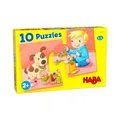 Produktbild: HABA - 10 Puzzles: Mein Spielzeug Spielerisch lernen mit extragroßen Puzzleteile