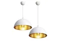 Produktbild: CCLIFE Hängeleuchte 2er Industrielle Pendelleuchte LED Hängeleuchte Metall E27