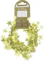 Produktbild: Girlande im Sternmotiv holographisch Kunststoff 270 cm gold  Girlande