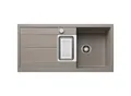 Produktbild: Blanco METRA 6 S Spüle 517354 100x50cm, PuraDur tartufo, reversibel, mit Ablauffernbedienung/Zubehör