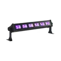 Produktbild: Ibiza - LED-UV-BAR6 - UV-Lampe, Fluoreszenz-Effekt, Schwarzlicht-Effekt mit 6 LEDs zu je 3 W - Schwarz - Auf Ständer