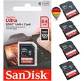 Produktbild: Sandisk Ultra SD UHS-I Speicherkarte (32 GB)