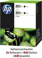 Produktbild: Original HP 301 Tinte Multipack 301 XL Schwarz Patronen Farben SET DeskJet OVP