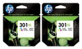 Produktbild: Original HP 301 HP301XL Druckerpatronen Tinte