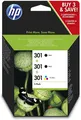 Produktbild: Original HP 301 HP301XL Druckerpatronen Tinte