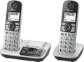 Produktbild: Panasonic Festnetz Telefone KX-TGE522GS Schnurlos 2 Stück mit Stationen. B Ware