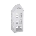 Produktbild: Laterne White Home weiß Haus aus Metall H45cm Dekohaus