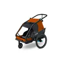Produktbild: Anhänger Fahrrad für Kinder Kids Trailer Doppelt Cmpt X Actionteam Sw/ Orange 12