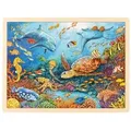 Produktbild: goki 57432 Einlegepuzzle Great Barrier Reef 40 x 30 x 0,8 cm, Holz, 96 Teile, bunt