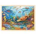 Produktbild: goki Einlegepuzzle Great Barrier Reef Holz Puzzle Kinderspielzeug Tiere Meer