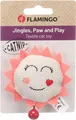Produktbild: Flamingo Katzenspielzeug – Lovu Sonne – 9cm – Textil – mit Glöckchen & Catnip – beige – Spielzeug für Katzen