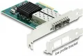 Produktbild: DeLOCK - Netzwerkadapter - PCIe x4 Low-Profile - Gigabit SFP x 2 (90480)