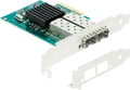Produktbild: DELOCK 90480 - Netzwerkkarte,PCI Express, x4 Gigabit LAN, 2x SFP
