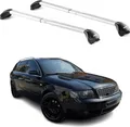 Produktbild: Dachträger für Audi A4 B5 B6 B7 Avant 1995-2008 5 tür 100kg Alu Silber 2x ABE