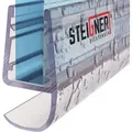 Produktbild: Duschdichtung UK15 Ersatzdichtung für Dusche Wasserabweiser, l, 60 cm, (Einzeldichtung), 5mm bis 8mm Glasstärke - Steigner