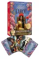 Produktbild: Tarot-Kartenset: Blütentarot | Verbinde die archetypische Energie der Tarot-Karten mit jahrhundertealtem Blumenwissen: 78 Karten plus 2 Bonuskarten mit Goldschnitt und bunt illustriertem Begleitbuch