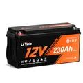 Produktbild: Litime 12V 230Ah Plus LiFePO4 Batterie Low-Temp-Schutz Eingebautes 200A BMS, Max 2944Wh Energie, Lithium-Eisenphosphat Batterie Perfekt für Womo, Camping, Solaranlage, Boot, Hausenergiespeicher