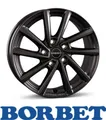 Produktbild: 4x Borbet V 7,0X18 5/112 ET43 Mistral Anthracite Glossy