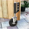 Produktbild: Torrolle 100mm mit Federbelastung, Rad mit Robuster Federung,  für Holztore