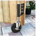 Produktbild: Torrolle 100mm Federbelastung Zaun Tor Schwerlast Rost Schwarz
