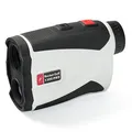 Produktbild: Golflaser.de - Golf Laser Entfernungsmesser Birdie Pro White - FlagFinder - 1300m Reichweite - Wasserabweisend - Golf Rangefinder - RocketGolf