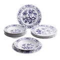Produktbild: KAHLA Rossella Zwiebelmuster Tafelservice 12tlg. | Tellerset für 6 Personen mit Zwiebelmuster Dorkor aus Porzellan