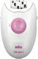 Produktbild: Braun 1-176 Silk-épil Serie 1 Netz-Epilierer Kabelgebunden weiß/lila