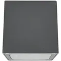 Produktbild: Lucande LED-Deckenleuchte Tanea, 12x12 cm, dunkelgrau, IP54 - Silber/Grau