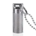 Produktbild: Opret Mini Titan Metall Pillendose Klein mit Schlüsselanhänger-Wasserdicht, Leichtes Gewicht für Reisen im Freien, Pillenbox Klein Tablettenbox Klein Tabletten Wochenbox Tablettendose für Unterwegs